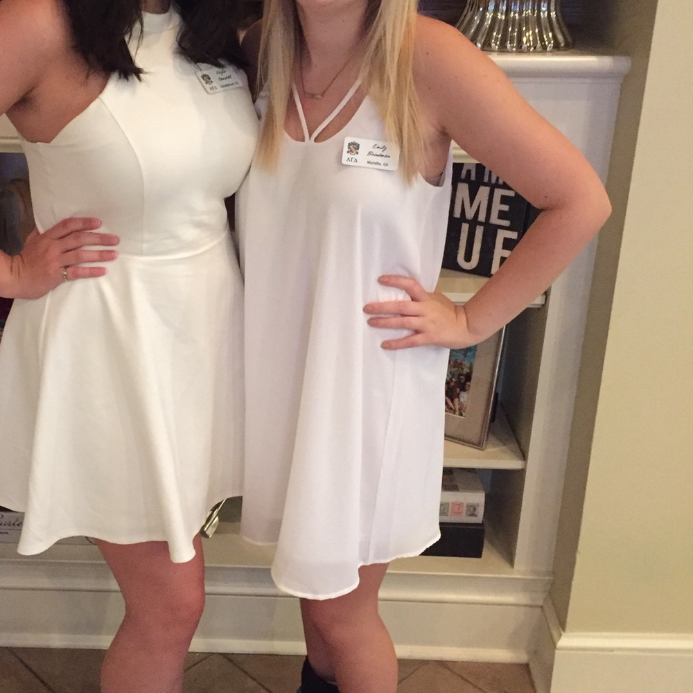 White dress